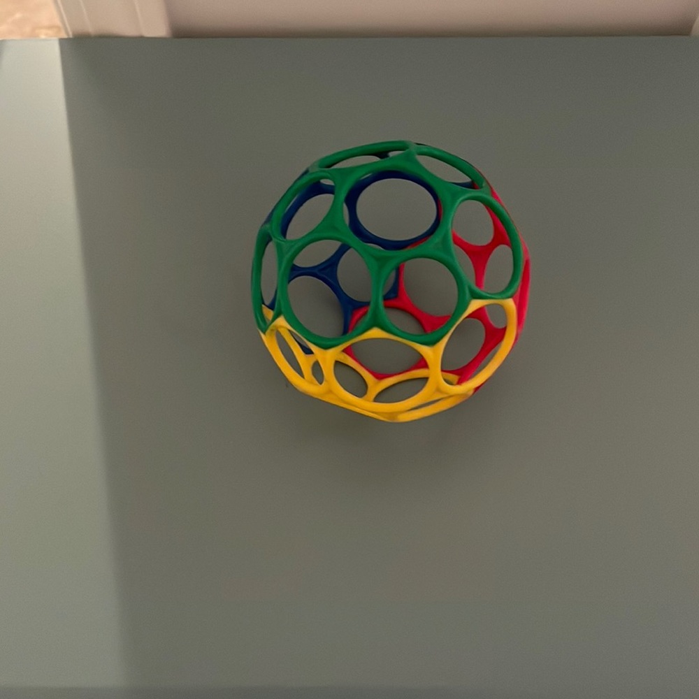 Dog ball with holes